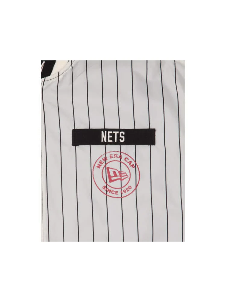 BROOKLYN NETS X ALPHA X NEW ERA L-2B BOMBER JACKET - Image 3