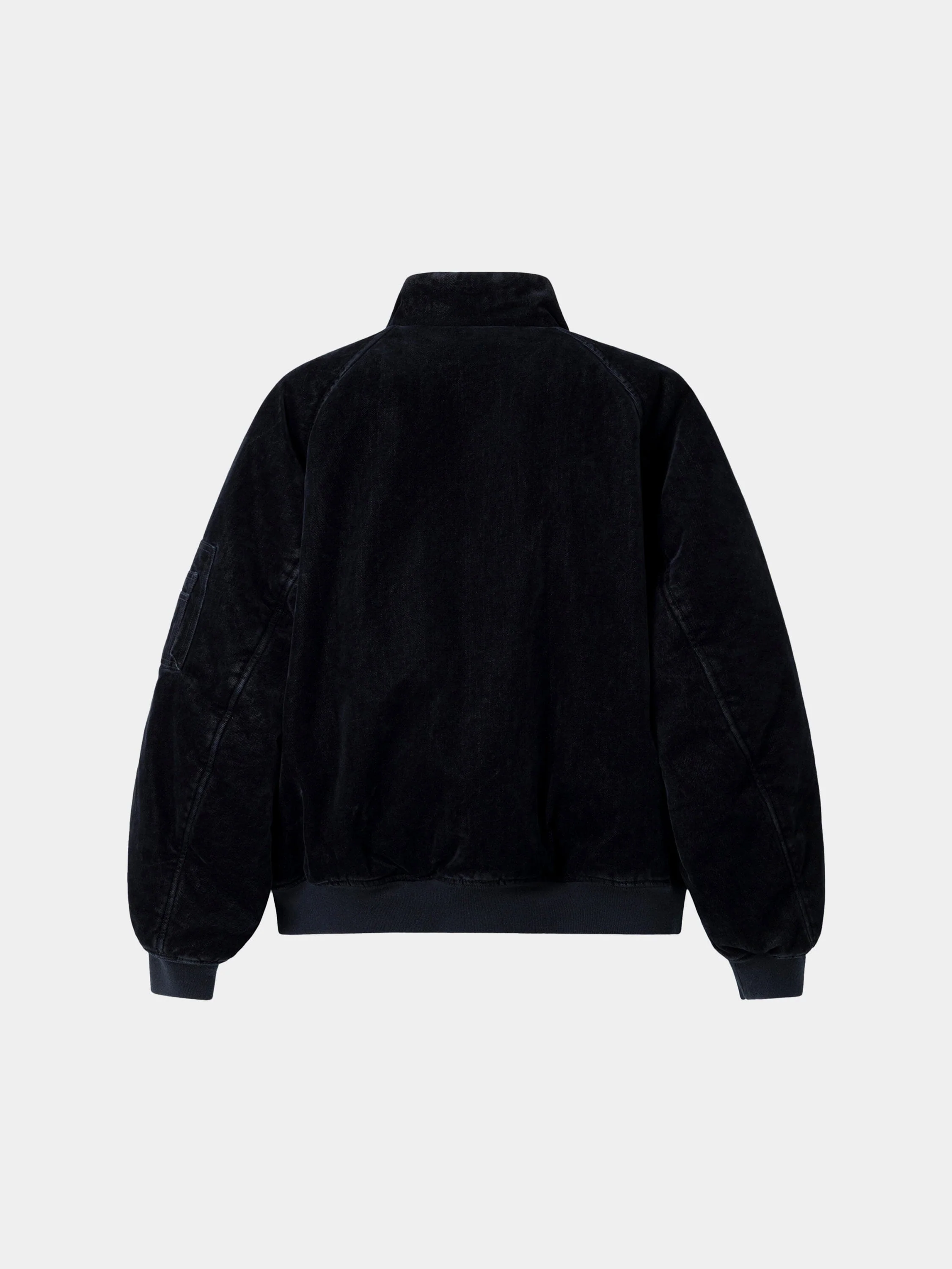 SOLID HOMME X ALPHA VELVET DENIM MA-1 JACKET - Image 3