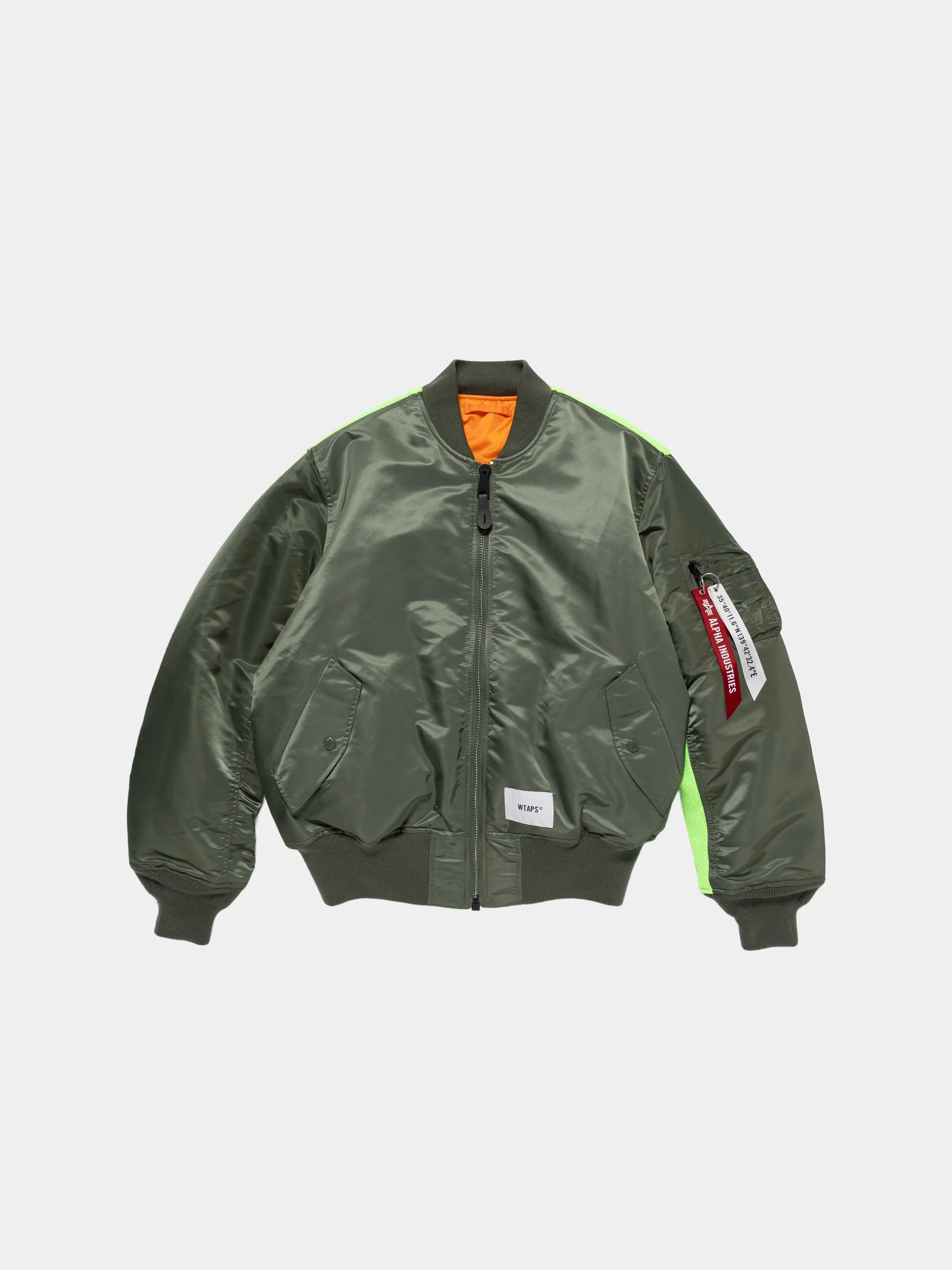 WTAPS X ALPHA MA-1 BOMBER JACKET - Image 6