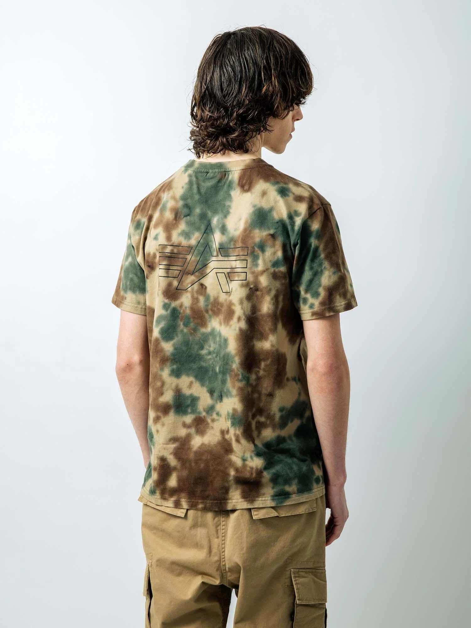 GRAMICCI X ALPHA COTTON CAMO TIE DYE TEE - Image 12