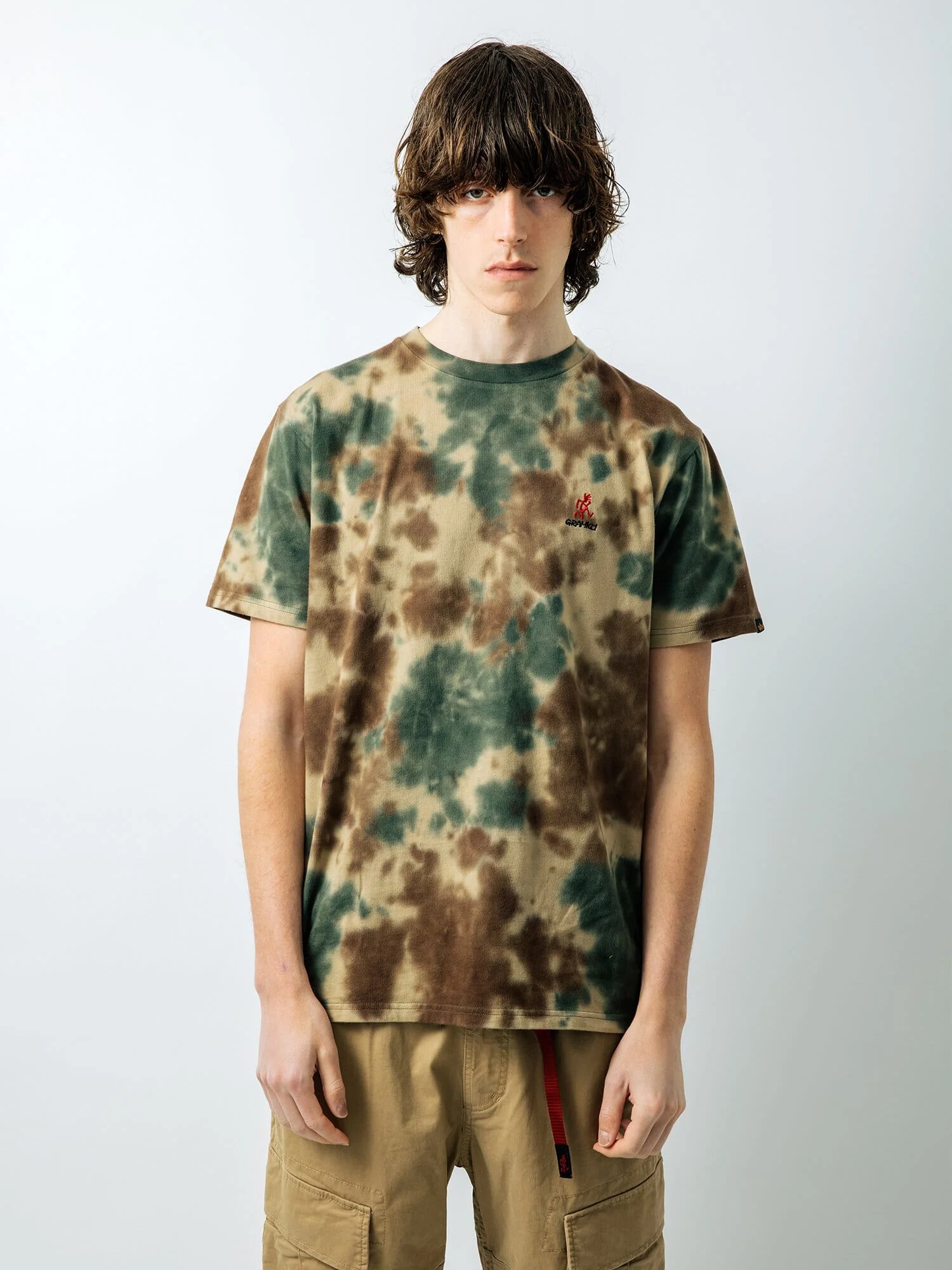GRAMICCI X ALPHA COTTON CAMO TIE DYE TEE - Image 14