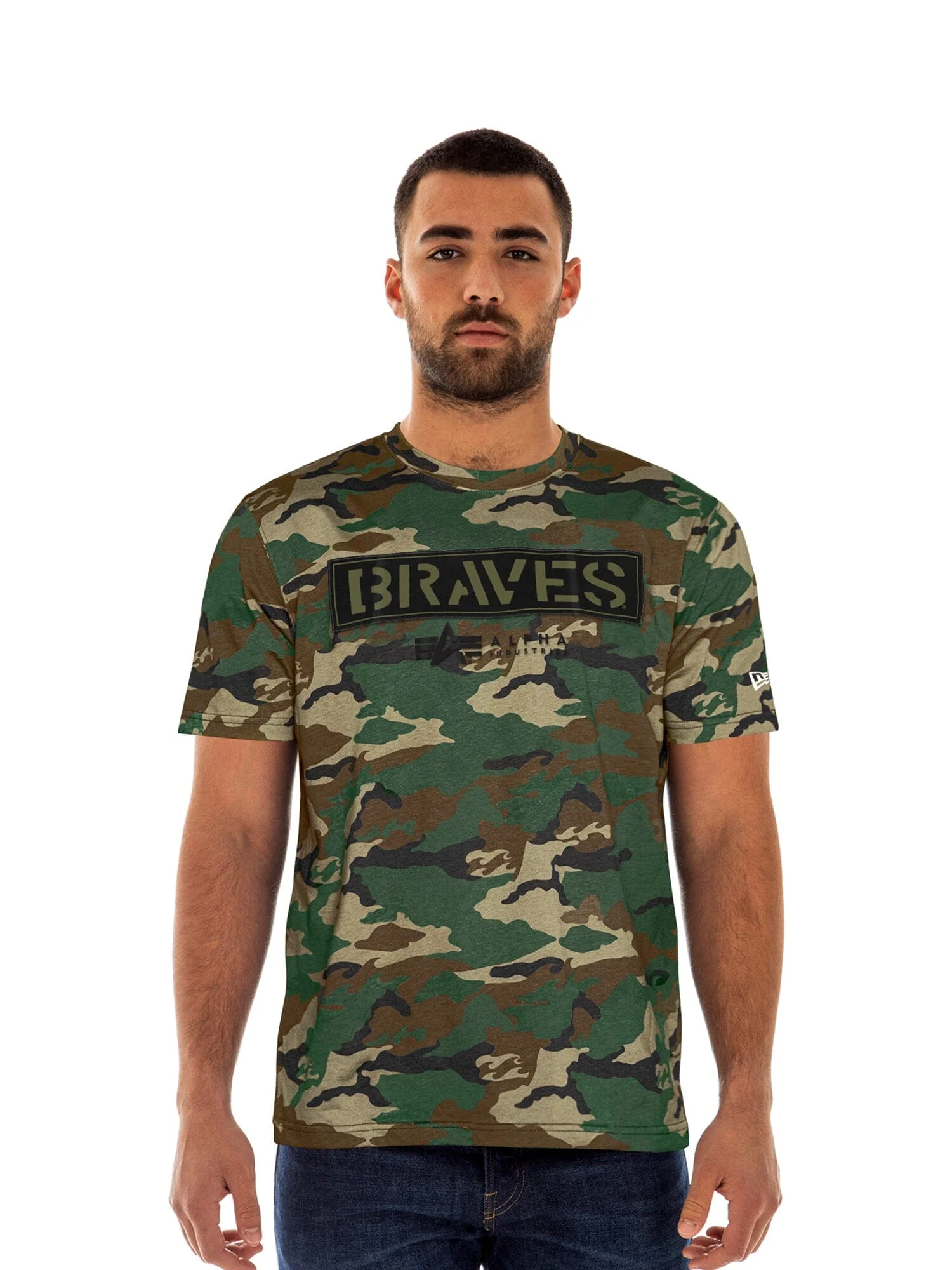 ATLANTA BRAVES X ALPHA X NEW ERA CAMO T-SHIRT - Image 3