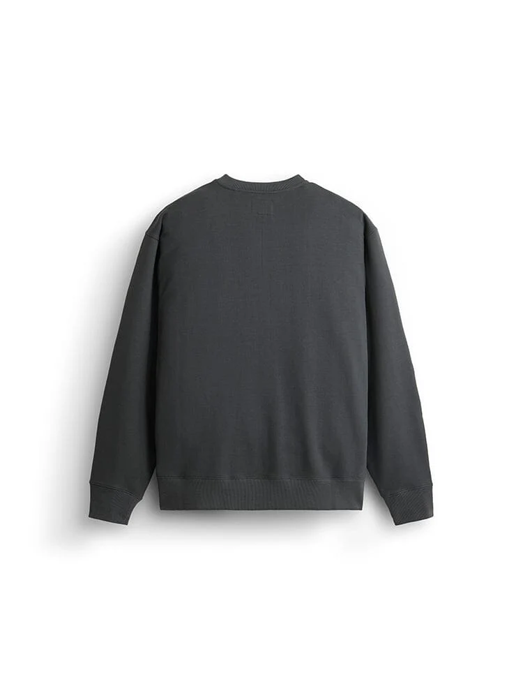 ESSENTIAL FRENCH TERRY CREWNECK GEN II (CHARCOAL) - Image 3