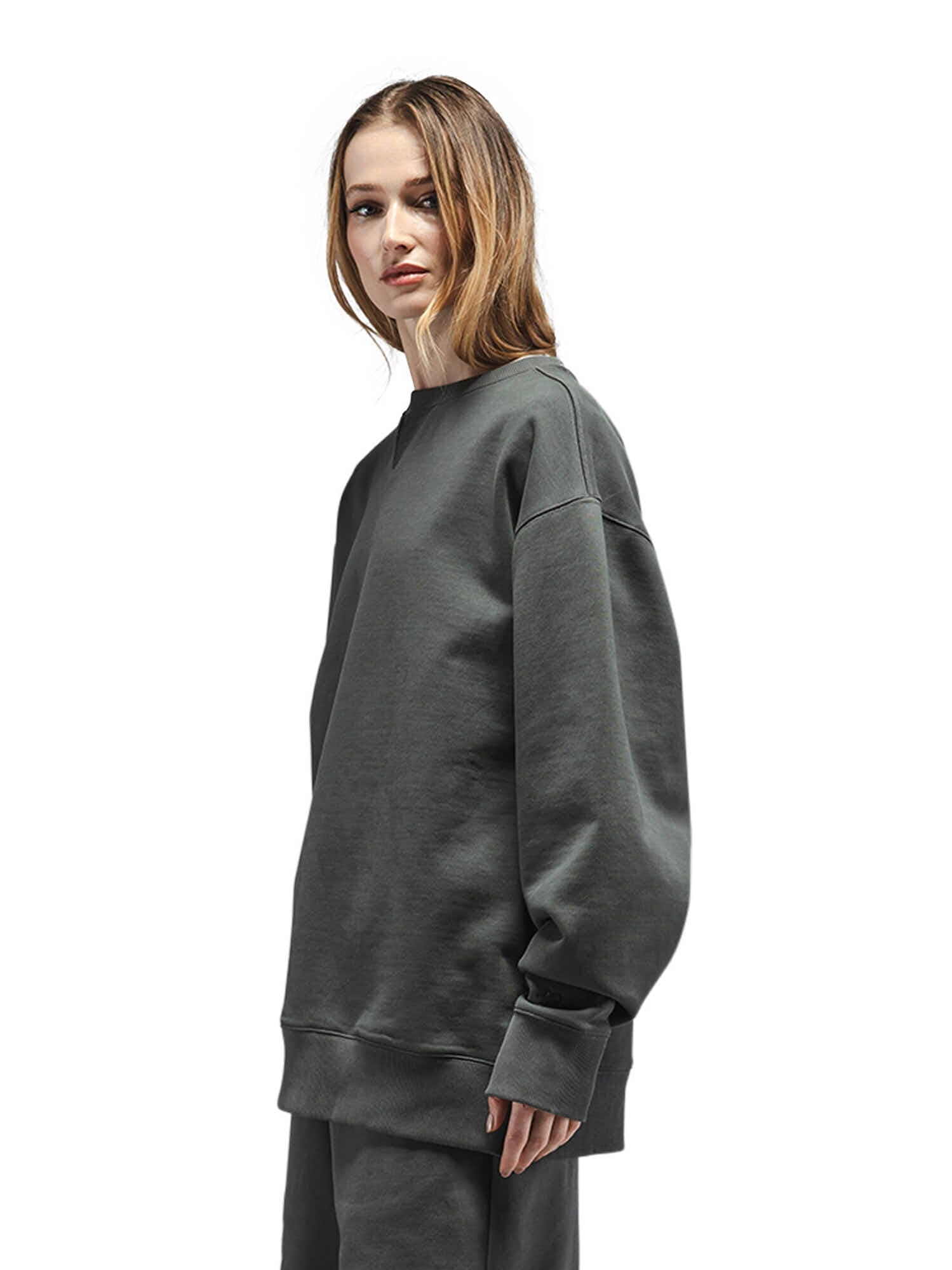 ESSENTIAL FRENCH TERRY CREWNECK GEN II (CHARCOAL) - Image 7