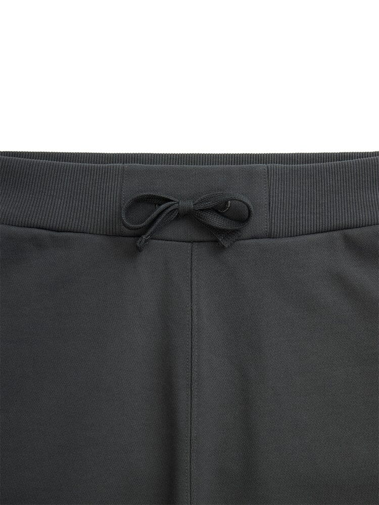 ESSENTIAL FRENCH TERRY SHORT (CHARCOAL) - Image 4