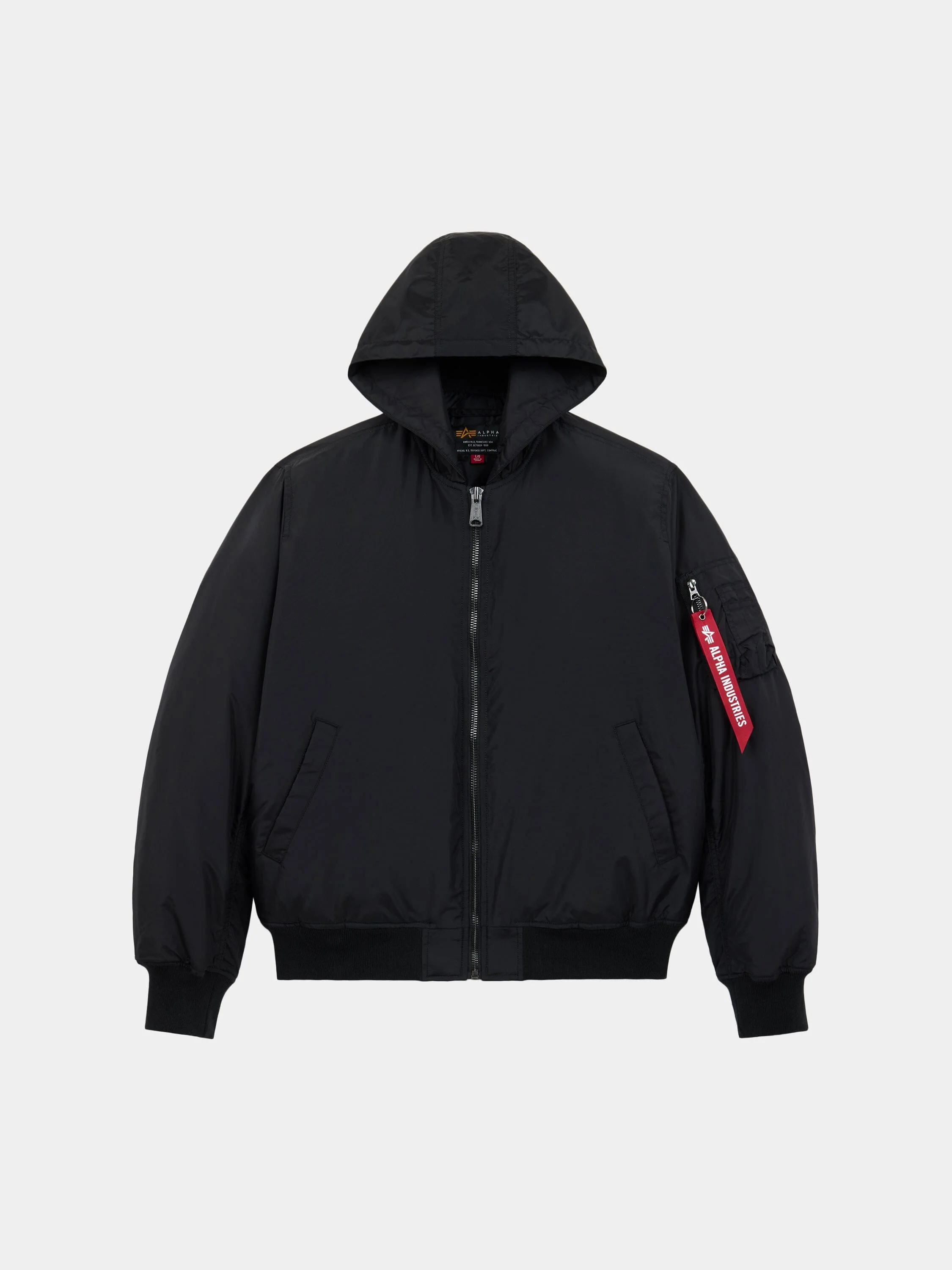 MA-1 HOODED OXFORD FLIGHT JACKET - Image 6