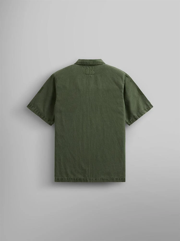 SHORT SLEEVE WASHED FATIGUE SHIRT JACKET - Image 16