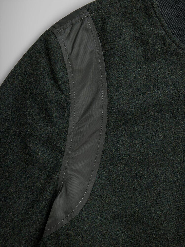 WOOL VARSITY BOMBER JACKET GEN II (OG-107 GREEN) - Image 4