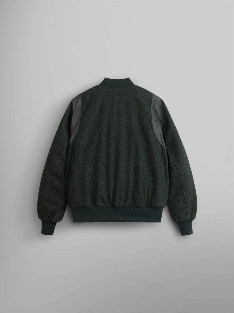 WOOL VARSITY BOMBER JACKET GEN II (OG-107 GREEN) - Image 7