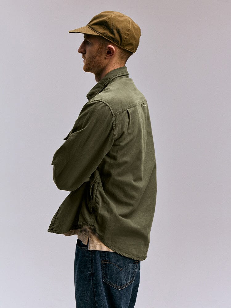 LONG SLEEVE MULTI POCKET SHIRT (OG-107 GREEN) - Image 4