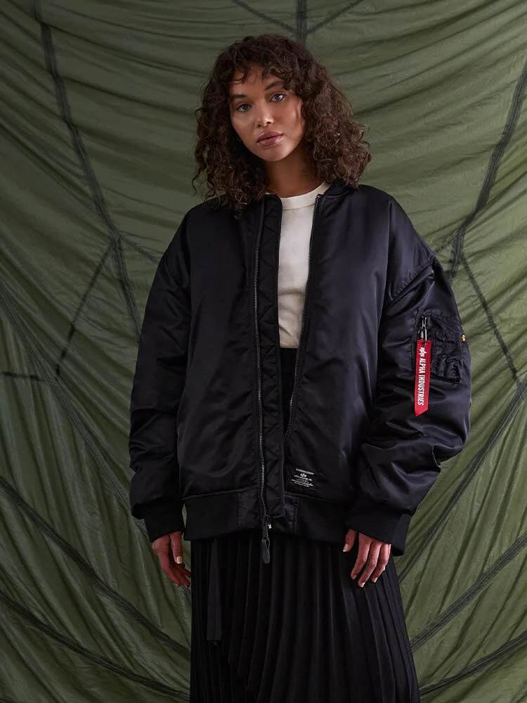 WOMEN'S OVERSIZED MA-1 MOD BOMBER JACKET - Image 14