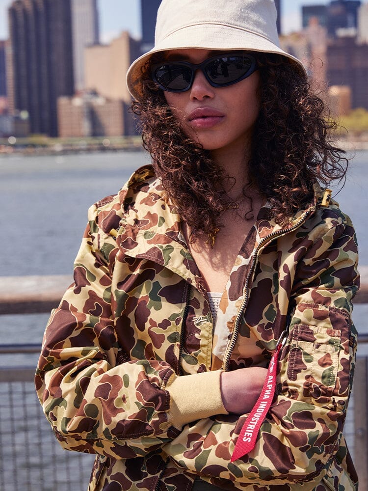 L-2B HOODED GEN II BOMBER JACKET (GREEN FROGSKIN CAMO) - Image 5