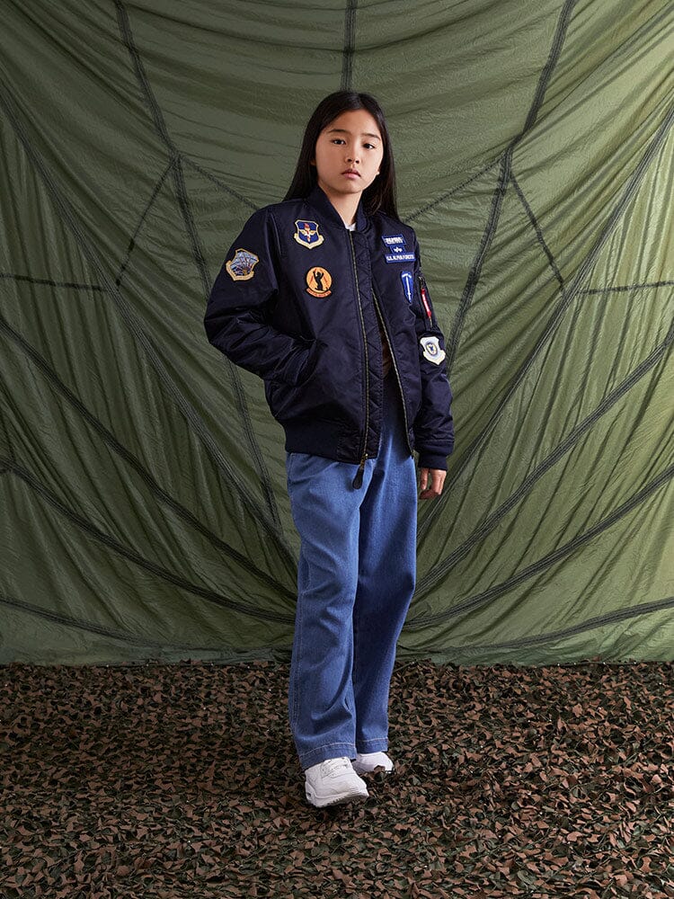 MA-1 SQUADRON BOMBER JACKET YOUTH - Image 13