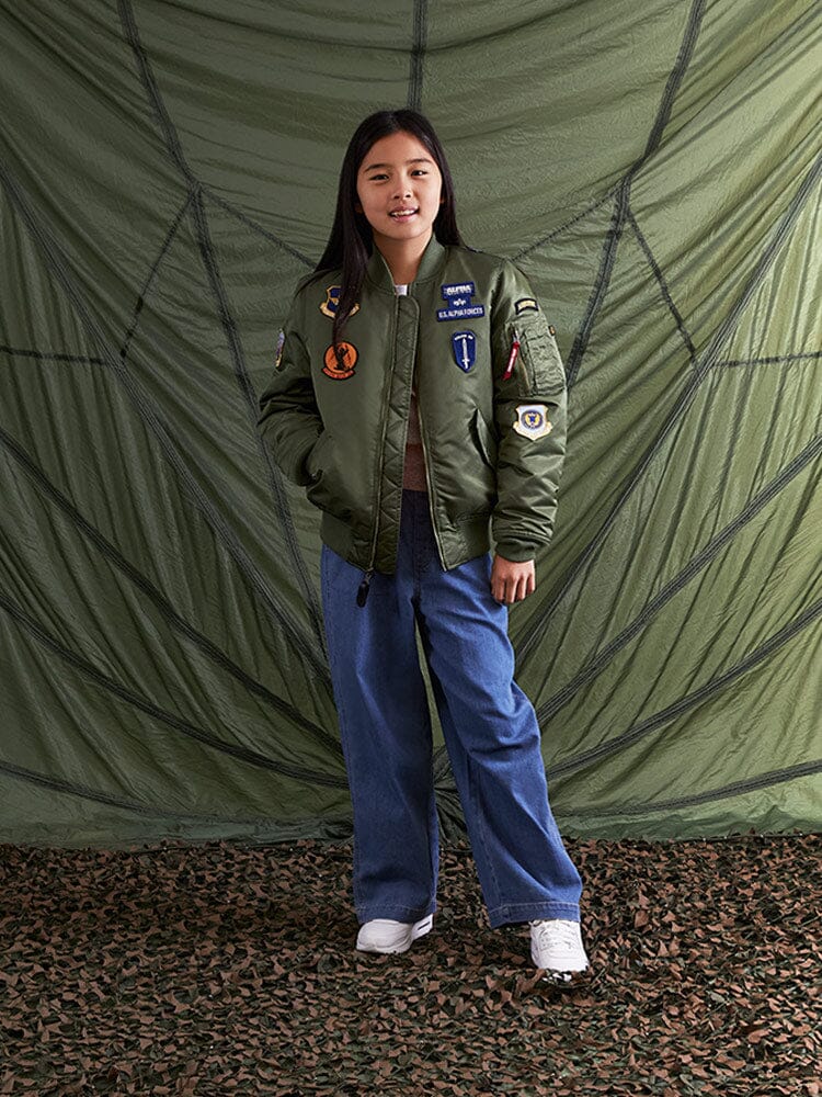 MA-1 SQUADRON BOMBER JACKET YOUTH - Image 3