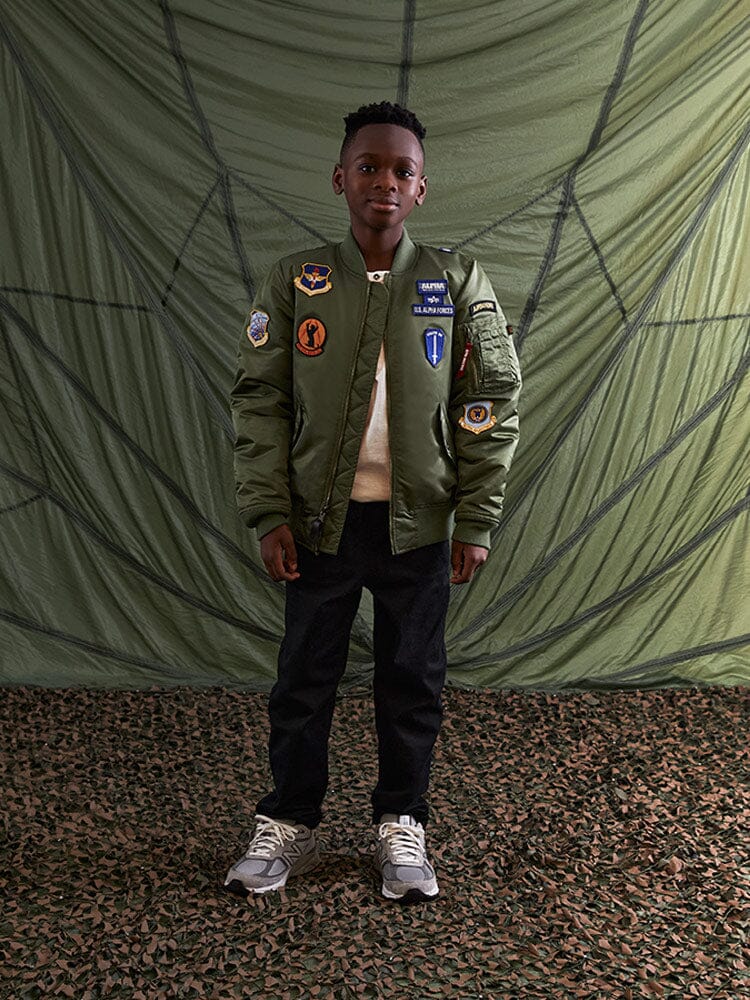 MA-1 SQUADRON BOMBER JACKET YOUTH - Image 4